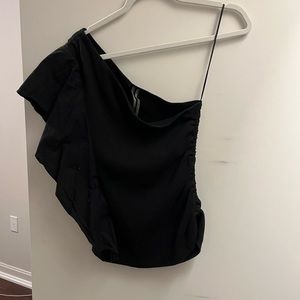 Anthropologie one shoulder top